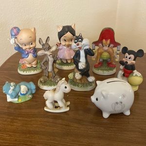 Vintage 1979 Warner Brothers and precious moments collection.